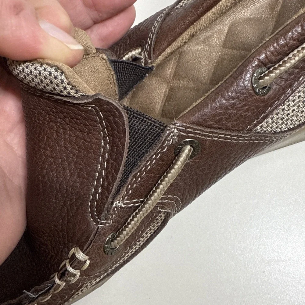 Bass & Co Size 10,5 M Men's Brown Leather Slip-on Co. Baron 3 Loafers Shoes
